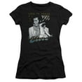 thumbnail image 1 of Trevco  Elvis Presley & Live in Vegas Juniors Sheer Cap Short Sleeve T-Shirt, Black - Large, 1 of 2