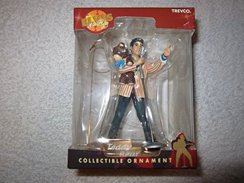 Trevco Elvis Presley w/ Teddy Bear Ornament