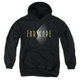 thumbnail image 1 of Trevco  FAR101-YFTH-1 Farscape & Logo-Youth Pull-Over Hoodie, Black - Small, 1 of 1