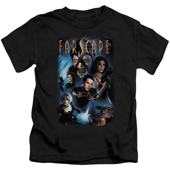 Trevco FAR105-KT-1 Farscape & Comic Cover Short Sleeve Juvenile 18-1 T-Shirt, Black - Small 4