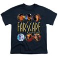 thumbnail image 1 of Trevco  FAR126-YT-2 Farscape & 20 Years-Short Sleeve Youth 18-1 T-Shirt, Navy - Medium, 1 of 1
