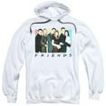 thumbnail image 1 of Trevco   Friends & Cast Logo Adult Pull-Over Hoodie, White - Medium, 1 of 1