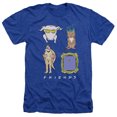 thumbnail image 1 of Trevco  WBT446-HA-2 Friends & Sybmols Regular Fit Adult Heather Short Sleeve T-Shirt, Royal Blue - Medium, 1 of 1