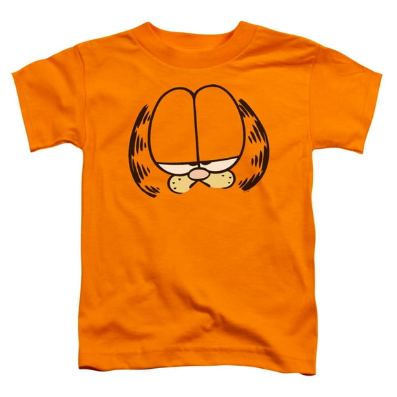 Trevco GAR462-TT-2 Garfield & Big Head-Short Sleeve Toddler T-Shirt, Orange - Medium - 3 Toddler