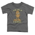 thumbnail image 1 of Trevco GAR491-TT-1 Garfield & Ask Me-Short Sleeve Toddler T-Shirt, Charcoal - Small - 2 Toddler, 1 of 2