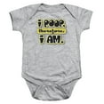 thumbnail image 1 of Trevco GSA1090B-SS-3 I Am Poopy-Infant Snapsuit, Athletic Heather - Large - 18 Months, 1 of 1