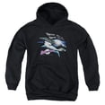 thumbnail image 1 of Trevco Galaxy Quest-Never Surrender Youth Pull-Over Hoodie- Black - Small, 1 of 1