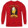 thumbnail image 1 of Trevco   Garfield & I Didnt Do it Youth Long Sleeve T-Shirt, Red - Small, 1 of 1