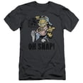 thumbnail image 1 of Garfield Classic Comic Cartoon Character Oh Snap Adult Slim Fit T-Shirt Tee, 1 of 1