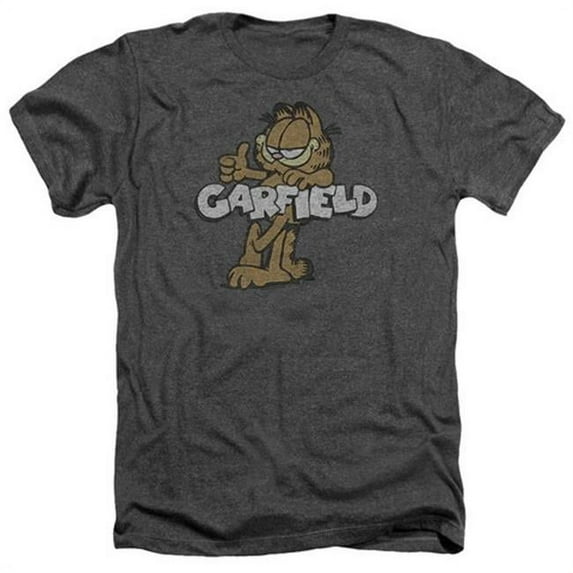 Garfield Comic Retro Garf Adult Heather T-Shirt Tee