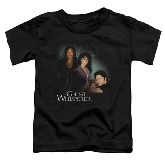Trevco Ghost Whisperer-Diagonal Cast - Short Sleeve Toddler Tee - Black- Small 2T