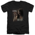 thumbnail image 1 of Trevco Ghost Whisperer-Ethereal - Short Sleeve Adult 30-1 V-Neck Tee - Black- Extra Large, 1 of 1