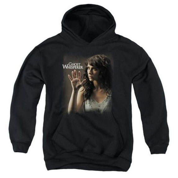 Trevco Ghost Whisperer-Ethereal - Youth Pull-Over Hoodie - Black- Small