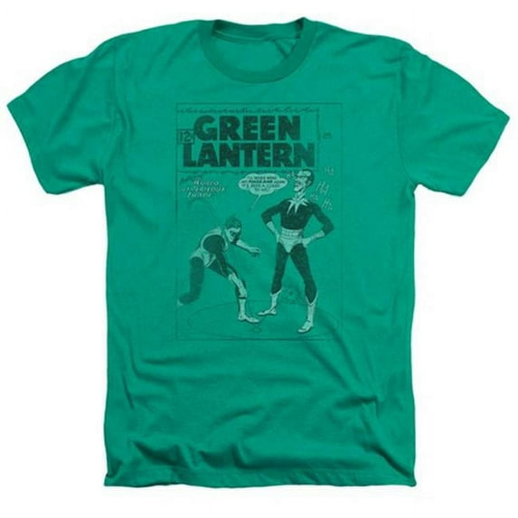 Green Lantern DC Comics Perilous Traps Adult Heather T-Shirt Tee