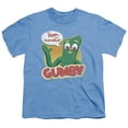 thumbnail image 1 of Trevco Gumby-Fun & Flexible Short Sleeve Youth 18-1 Tee- Carolina Blue - XL, 1 of 1