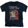 thumbnail image 1 of Trevco  HBRO119-KT-2 Transformers & Optimus Prime Print Juvenile Short Sleeve T-Shirt, Navy - Medium 5 & 6, 1 of 1