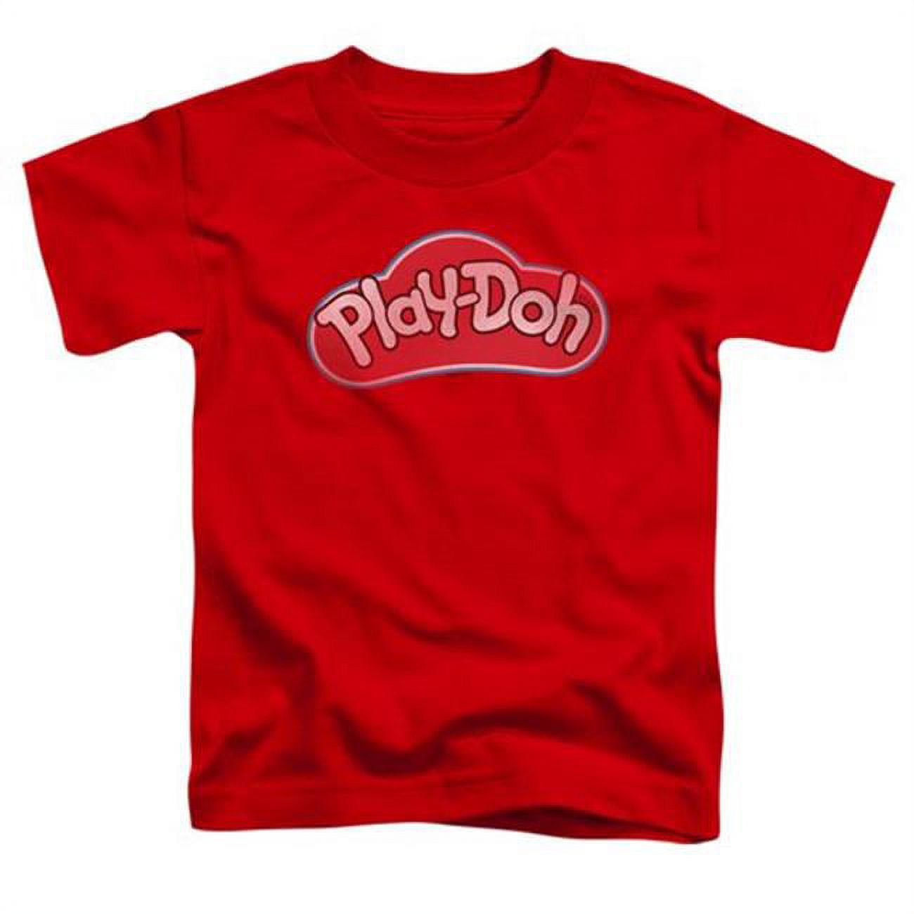 Trevco  HBRO153C-TT-3 Play Doh & Lid Toddler Short Sleeve T-Shirt, Red - Large 4T - image 1 of 1