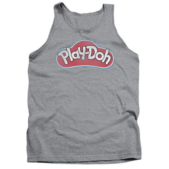 Trevco HBRO157-TK-2 Play Doh & Dohs Adult Tank Top, Athletic Heather - Medium