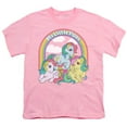 thumbnail image 1 of Trevco  HBRO207-YT-3 My Little Pony Retro & Under the Rainbow-Short Sleeve Youth 18-1 T-Shirt, Pink - Large, 1 of 1