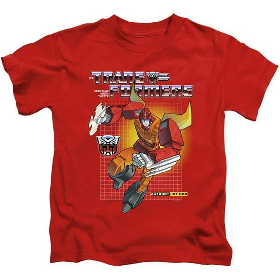 Trevco HBRO215-KT-1 Transformers & Hot Rod-Short Sleeve Juvenile 18-1 T-Shirt, Red - Small 4