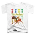 thumbnail image 1 of Trevco  HBRO241-TT-2 Twister & Old School Twister-Short Sleeve Toddler Tee, White - Medium 3T, 1 of 1