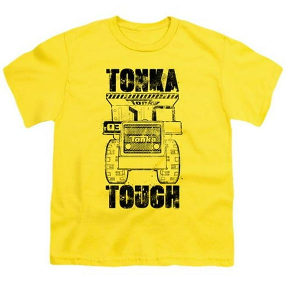Trevco HBRO322-YT-3 Stretch Armstrong Badge Youth 18 by 1 Long Sleeve T-Shirt - Yellow, Large