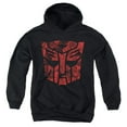 thumbnail image 1 of Trevco  HBRO336-YFTH-2 Transformers & Tonal Autobot-Youth Pull-Over Hoodie, Black - Medium, 1 of 1