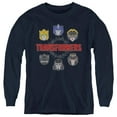 thumbnail image 1 of Trevco  HBRO374-YL-1 Transformers & Robo Halo-Youth Long Sleeve T-Shirt, Navy - Small, 1 of 1