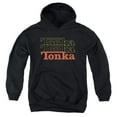 thumbnail image 1 of Trevco  HBRO445-YFTH-4 Tonka & Fuzzed Repeat-Youth Pull-Over Hoodie, Black - Extra Large, 1 of 1