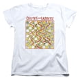 thumbnail image 1 of Trevco  HBRO448-WT-5 Women Chutes & Ladders & 79 Game Board-Short Sleeve Tee, White - 2X, 1 of 1