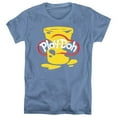 thumbnail image 1 of Trevco  HBRO455-WT-2 Women Play Doh & Play Doh Messy Stencil Logo-Short Sleeve Tee, Carolina Blue - Medium, 1 of 1