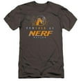 thumbnail image 1 of Trevco  HBRO489-PSF-3 Nerf & Powered by Nerf Nation-HBO Short Sleeve 30-1 Adult T-Shirt, Charcoal - Large, 1 of 1