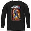 thumbnail image 1 of Trevco HBRO914-YL-3 G.I. Joe & Cobra Commander Card-Youth Long Sleeve T-Shirt, Black - Large, 1 of 1