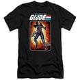 thumbnail image 1 of Trevco HBRO916-PSF-5 G.I. Joe & Baroness Card-HBO Short Sleeve Adult 30-1 T-Shirt, Black - 2X, 1 of 1