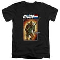 thumbnail image 1 of Trevco HBRO918-AV-4 G.I. Joe & Roadblock Card Short Sleeve Adult V-Neck 30-1 T-Shirt, Black - Extra Large, 1 of 1
