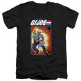 thumbnail image 1 of Trevco HBRO920-AV-4 G.I. Joe & Shipwreck Card Short Sleeve Adult V-Neck 30-1 T-Shirt, Black - Extra Large, 1 of 1