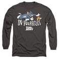 thumbnail image 1 of Trevco HNB318-AL-1 Tom & Jerry Movie & In Pursuit-Long Sleeve Adult 18-1 T-Shirt, Charcoal - Small, 1 of 1