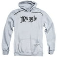 thumbnail image 1 of Trevco HP1002F-AFTH-2 Harry Potter & Muggle-Adult Pull-Over Hoodie, Athletic Heather - Medium, 1 of 2