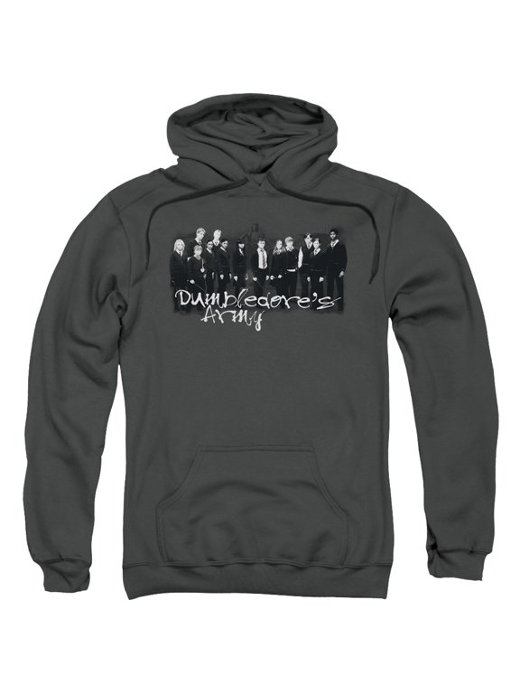 HP5004-AFTH-1 Harry Potter & The Order of Phoenix-DA Squad-Adult Pull-Over Hoodie, Charcoal - Small