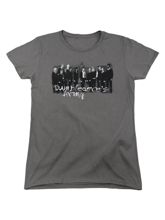HP5004-WT-5 Harry Potter & The Order of Phoenix-DA Squad Short Sleeve Womens T-Shirt, Charcoal - 2X