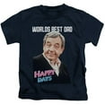 thumbnail image 1 of Trevco Happy Days-Best Dad - Short Sleeve Juvenile 18-1 Tee - Navy- Large 7, 1 of 1