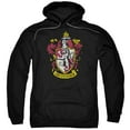 thumbnail image 1 of Trevco HP102-AFTH-4 Harry Potter & Gryffindor Crest-Adult Pull-Over Hoodie, Black - Extra Large, 1 of 2