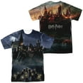 thumbnail image 1 of Men's Harry Potter Hogwarts Sublimation T-shirt XXX-Large White, 1 of 2