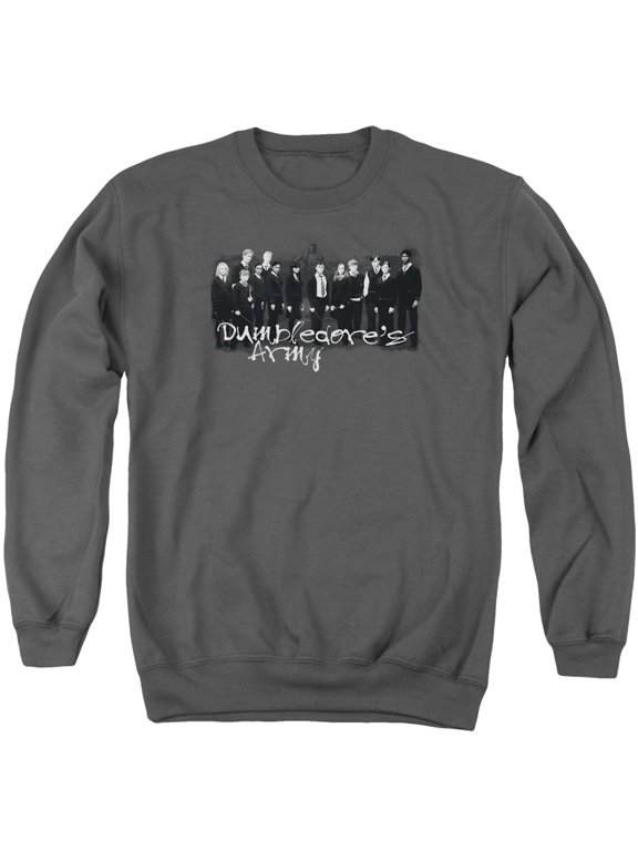 HP5004-AS-1 Harry Potter & The Order of Phoenix-DA Squad-Adult Crewneck Sweatshirt, Charcoal - Small
