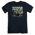 thumbnail image 1 of Trevco  Hawaii 5 0 & Cast Short Sleeve Adult Cotton 30-1 T-Shirt, Navy - Large, 1 of 1
