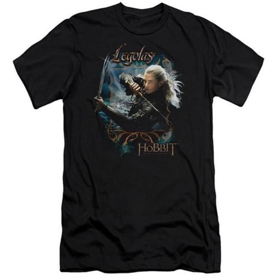Trevco Hobbit-Knives Short Sleeve Adult 30-1 Tee- Black - 2X