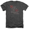 thumbnail image 1 of Trevco Hobbit-Never Laugh Adult Heather Tee- Charcoal - Small, 1 of 1