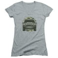 thumbnail image 1 of Trevco  Hummer Lead or Follow V-Neck T-Shirt for Junior, Athletic Heather - Large, 1 of 2