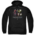 thumbnail image 1 of Trevco Injustice Gods Among Us-Supermans Revenge Adult Pull-Over Hoodie- Black - 3X, 1 of 1