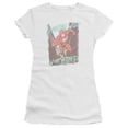 thumbnail image 1 of Trevco JLA-Running Wild Short Sleeve Junior Sheer Tee - White - Large, 1 of 1